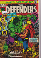 The Defenders #10 (1973) Key issue Avengers /Defenders crossover Fine