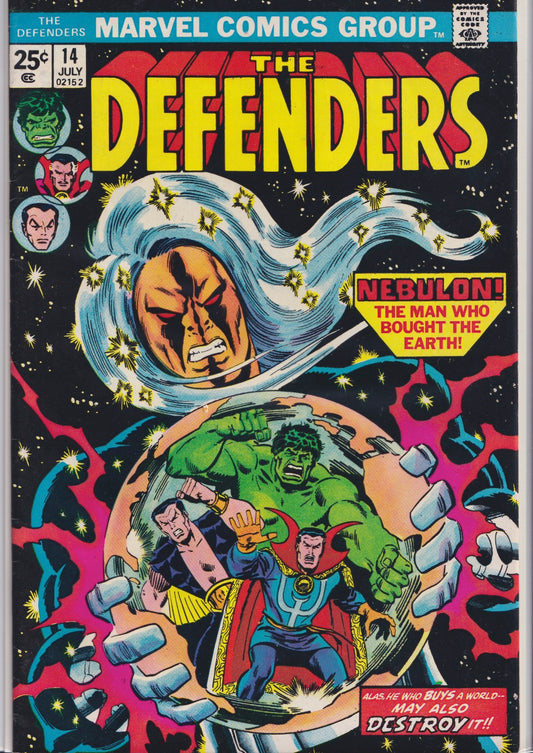 The Defenders #14 (1974) Squadron Sinister Very fine