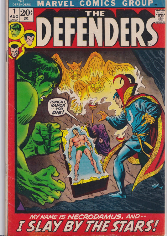 The Defenders #1 (1972) key issue Fine