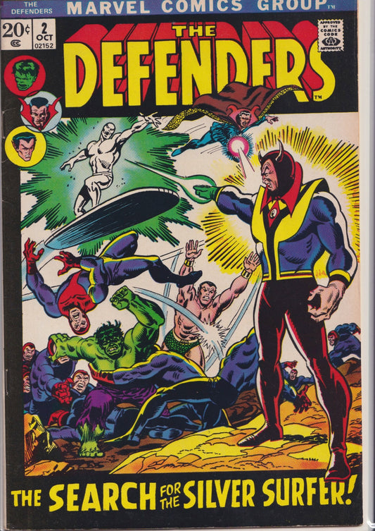 The Defenders #2 (1972) Very fine