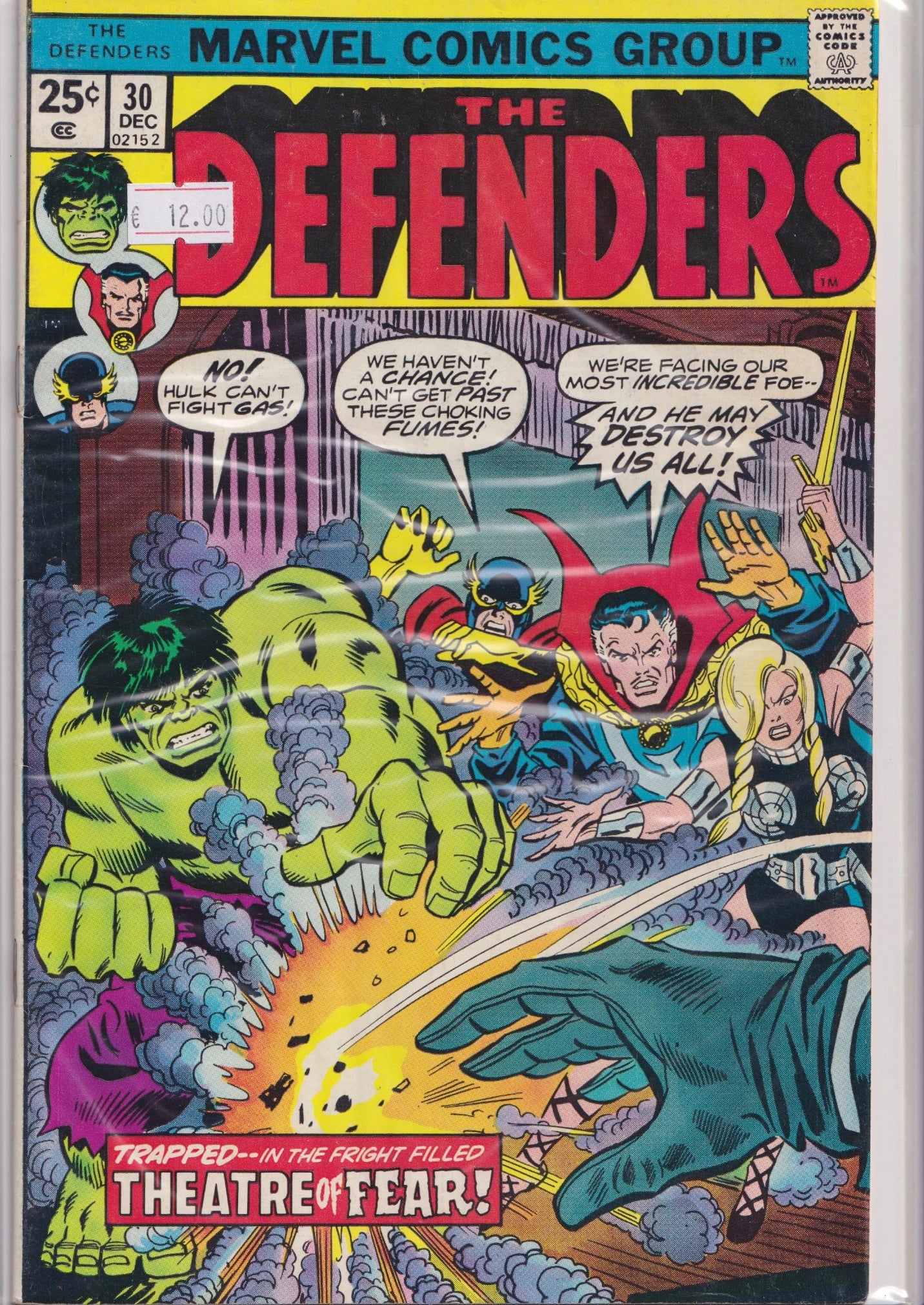 The Defenders #30 (1976)  Fine +