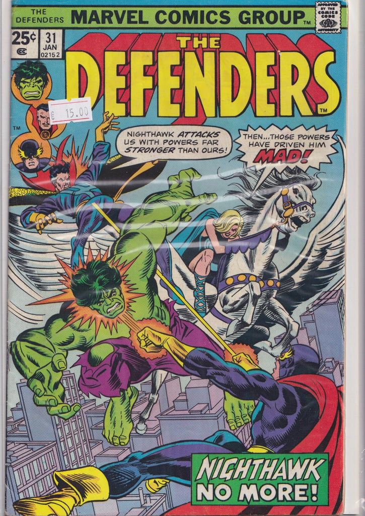 The Defenders #31 (1976)  Fine +