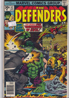 The Defenders #42 (1976) Giffen art begins Fine-