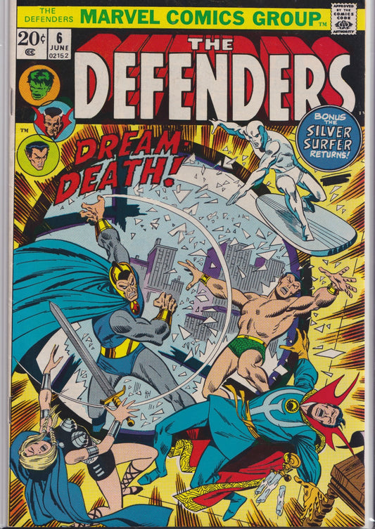 The Defenders #6 (1972) Very Fine