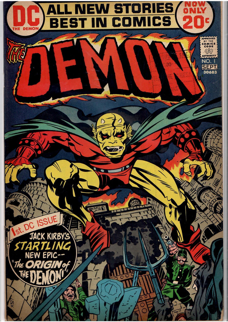 The Demon #1 (1972) Key issue Kirby magic! Fine-