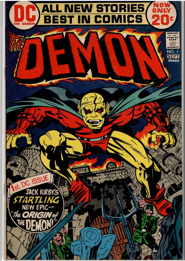The Demon #1 (1972) Kirby magic! Fine+