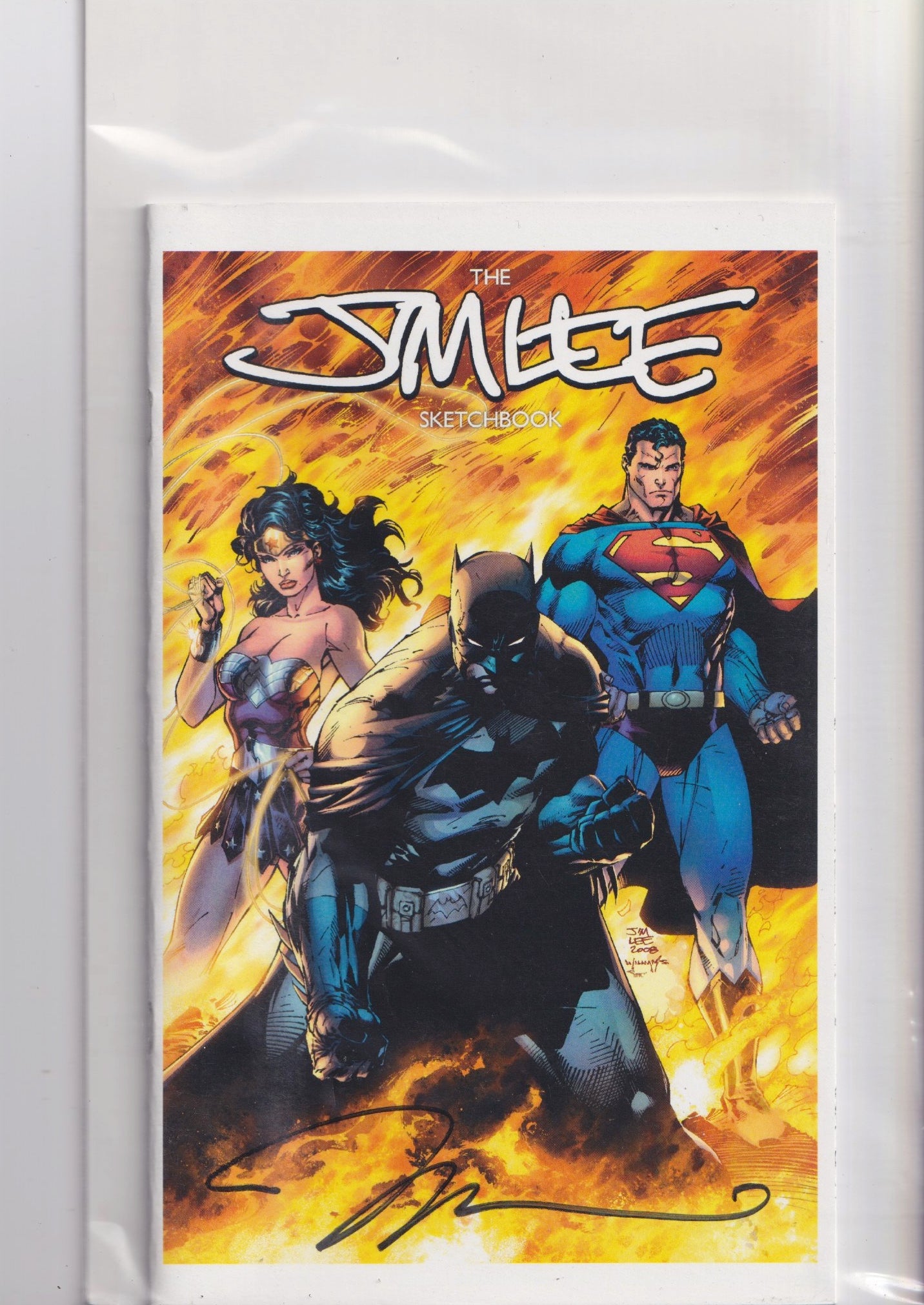 The Jim Lee Sketchbook (2009) – Signed & Numbered Limited Edition /1000 – Batman Superman Wonder Woman