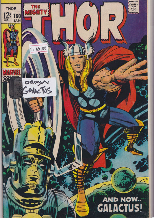 Thor #160 (1969) Galactus Fine+