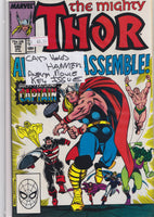 Thor #390 (1988) Cap holds hammer!  Very Fine