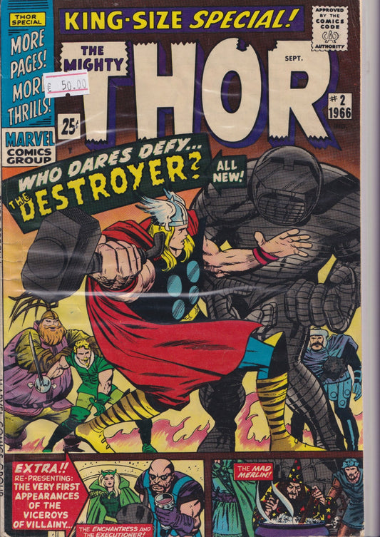 Thor  Annual #2  (1966)  Fine +