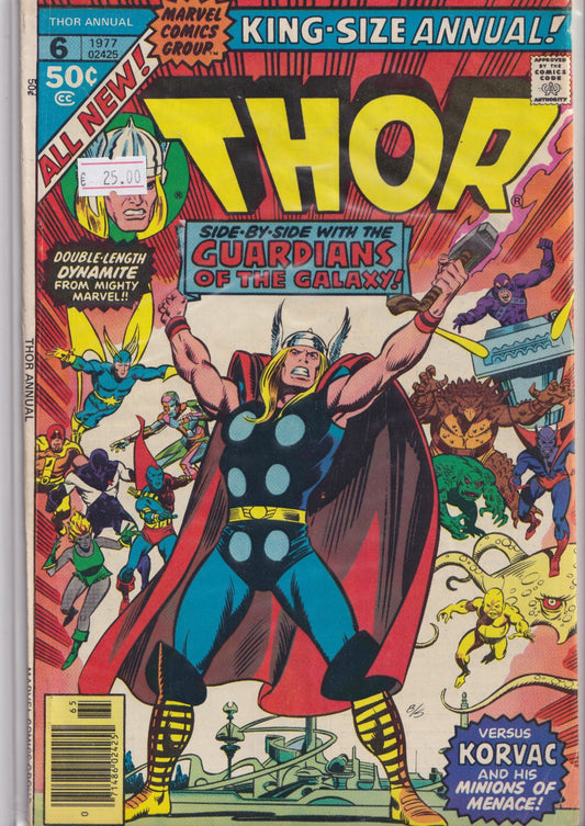 Thor  Annual #6  (1977)  Guardians of the Galaxy Fine +