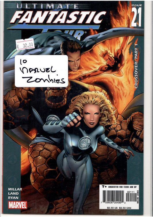 Ultimate Fantastic Four #21 (2005) 1° Marvel Zombies /Disney + VF
