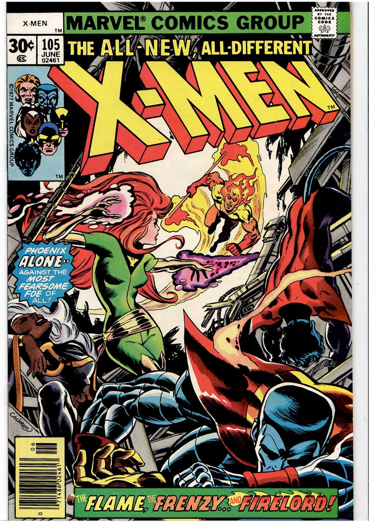 Uncanny X-Men #105 (1977) Phoenix vs Firelord Cockrum Very Fine