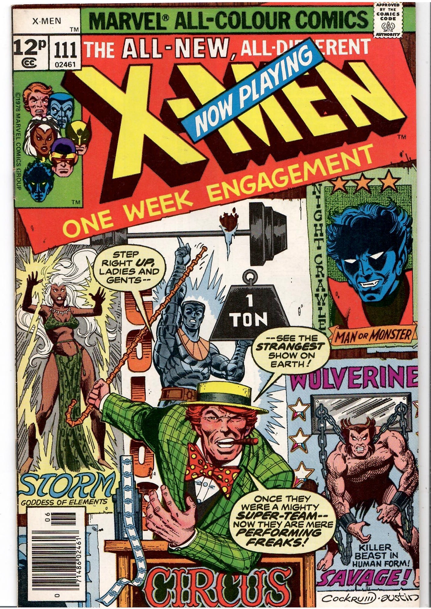Uncanny X-Men #111 (1978) Byrne art Magneto Fine +/very Fine