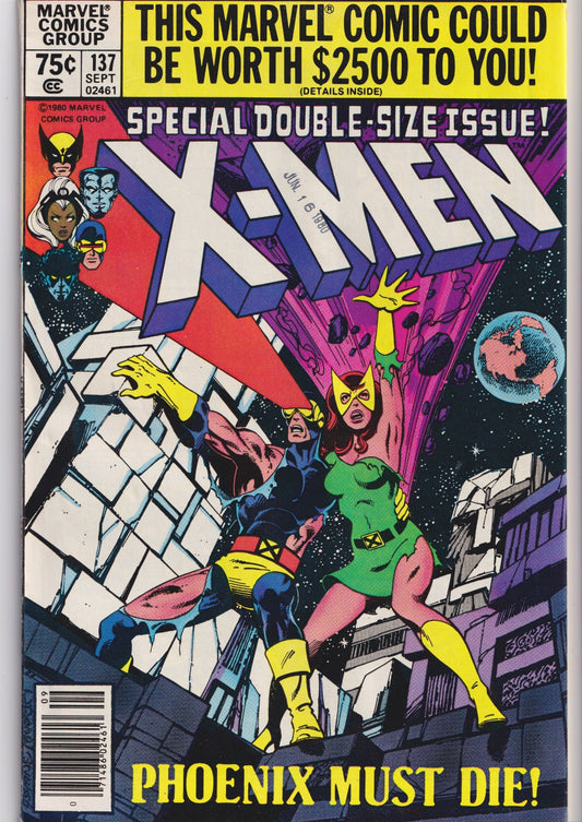 Uncanny X-Men #137 (1981) key issue:Death of Phoenix Very Fine
