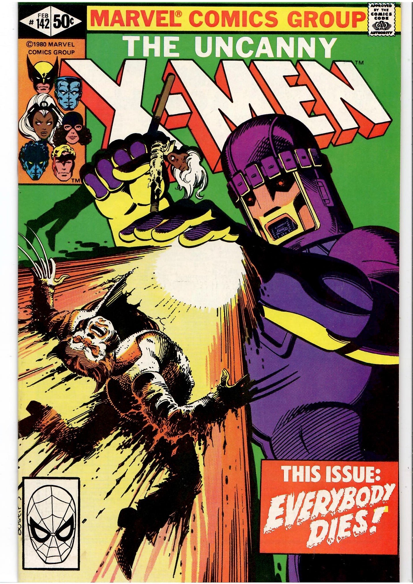 Uncanny X-Men #142 (1981) Days of Future past Byrne art Fine+