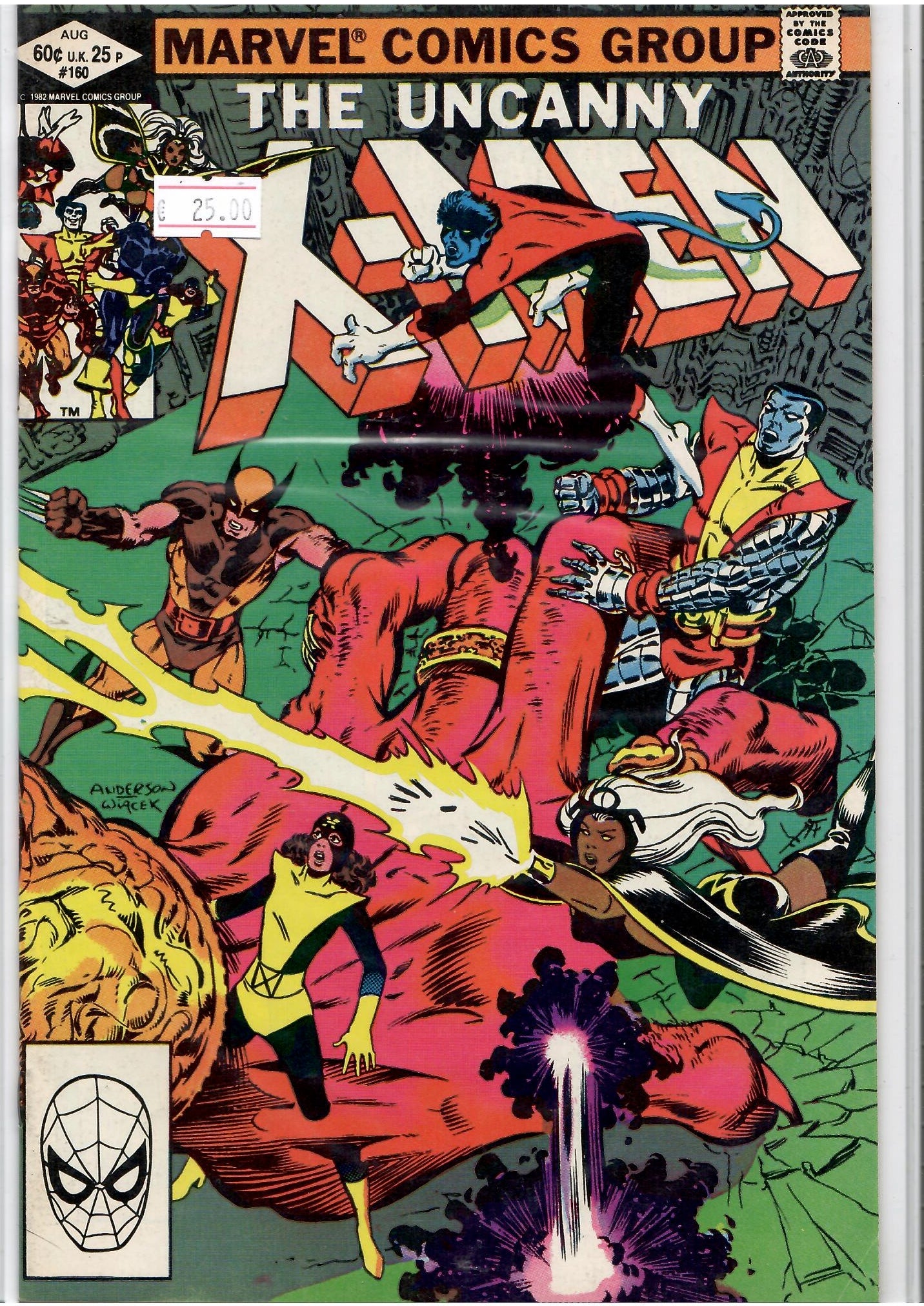 Uncanny X-Men #160 (1982) 1° Magik Very Fine