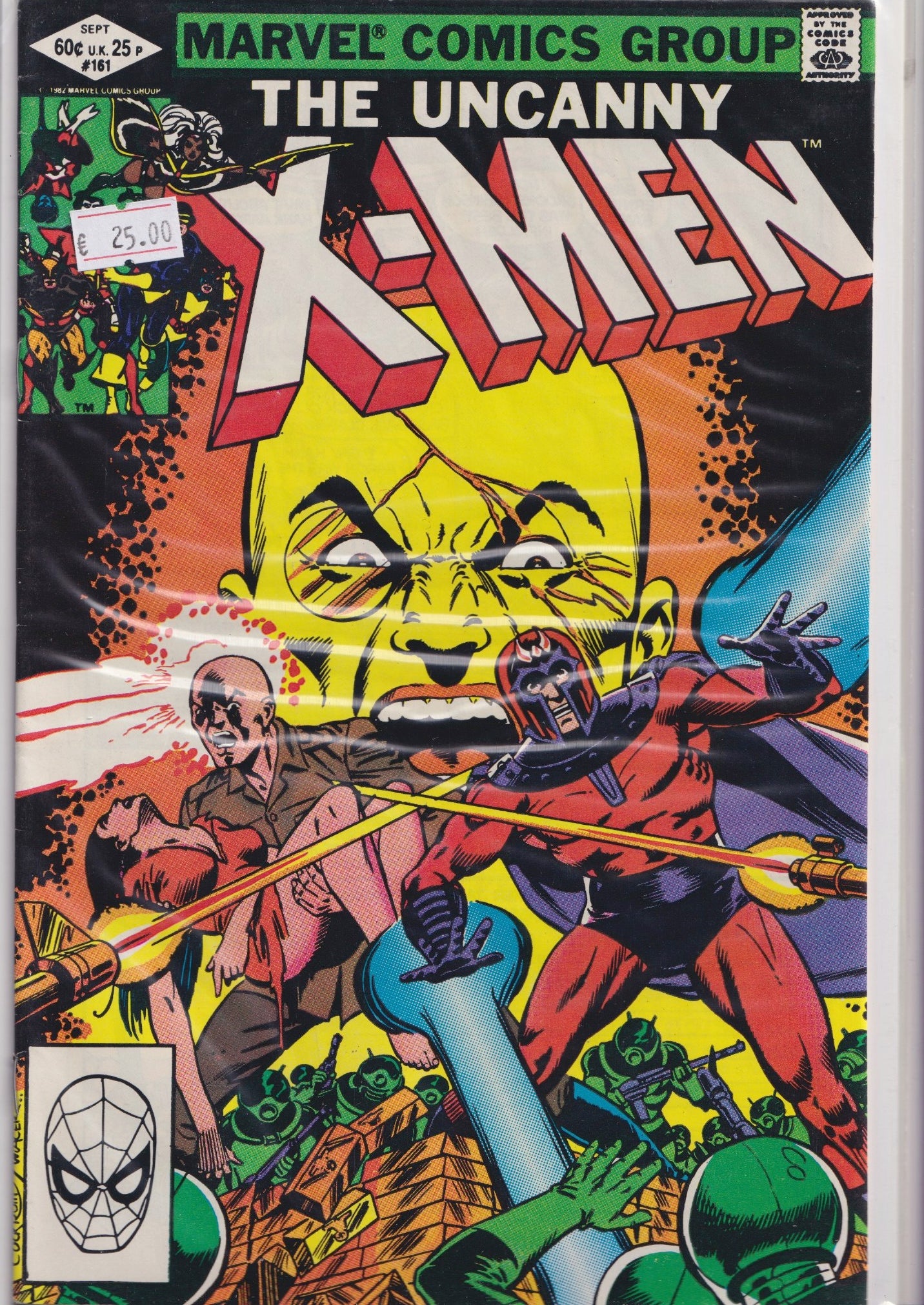 Uncanny X-Men #161 (1982)Magneto very Fine