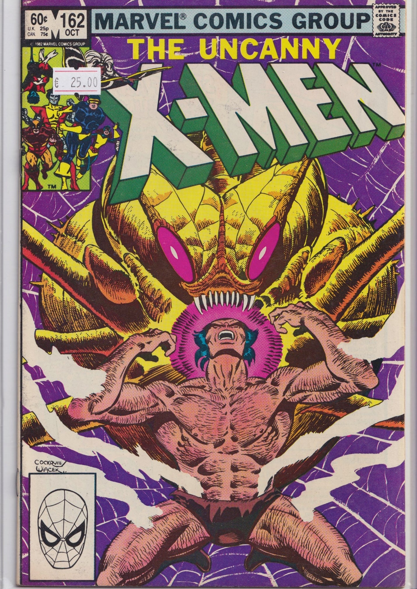 Uncanny X-Men #162 (1982) Wolverine wild very Fine