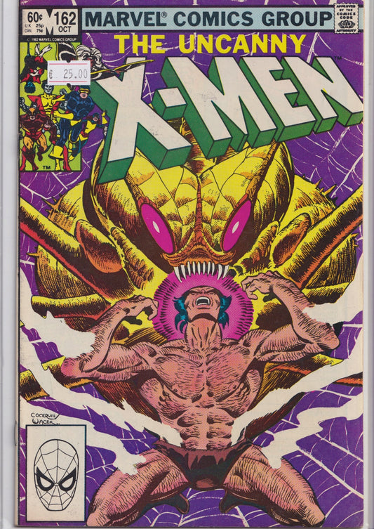 Uncanny X-Men #162 (1982) Wolverine wild very Fine