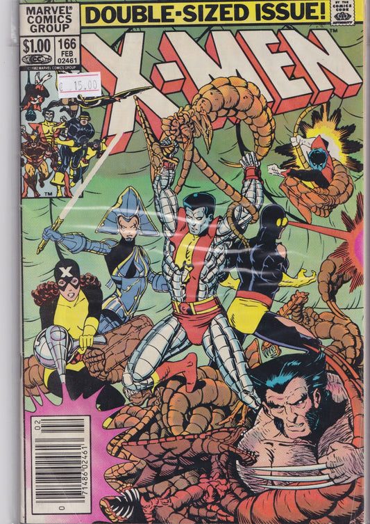 Uncanny X-Men #166 (1983) Broods  Paul Smith very Fine