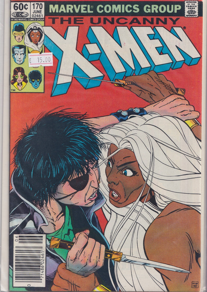 Uncanny X-Men #170 (1983) Calisto and Morlocks Paul Smith very Fine