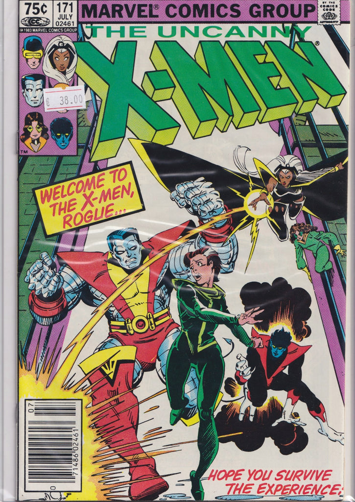 Uncanny X-Men #171 (1983) Rogue joins X-Men Simonson very Fine