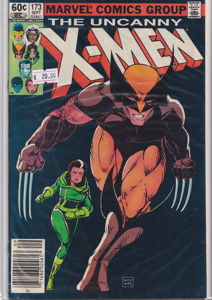 Uncanny X-Men #173 (1983)  classic Wolverine Paul Smith very Fine