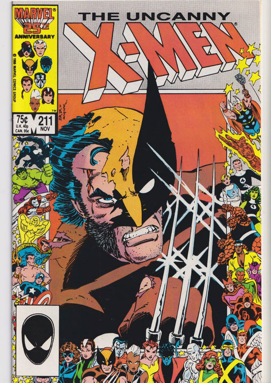 Uncanny X-Men #211 (1986) Mutant Massacre tie-in