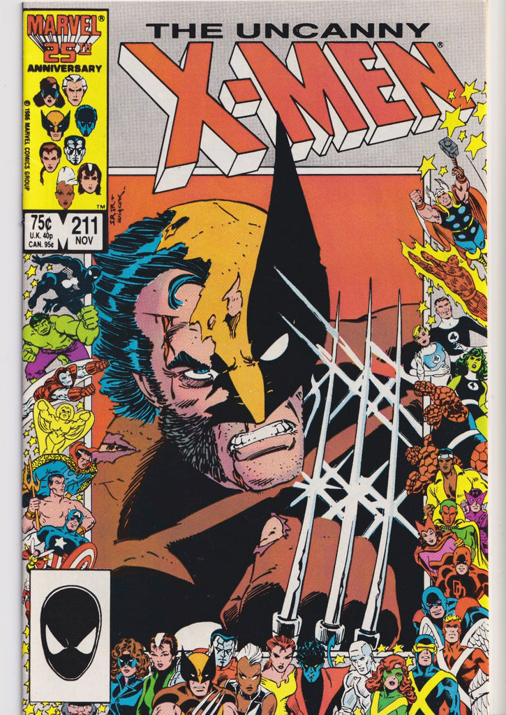 Uncanny X-Men #211 (1986) Mutant Massacre tie-in