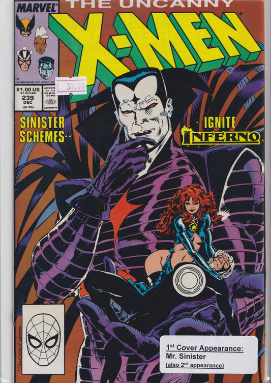 Uncanny X-Men #239 (1988) Inferno Mr Sinister Very Fine