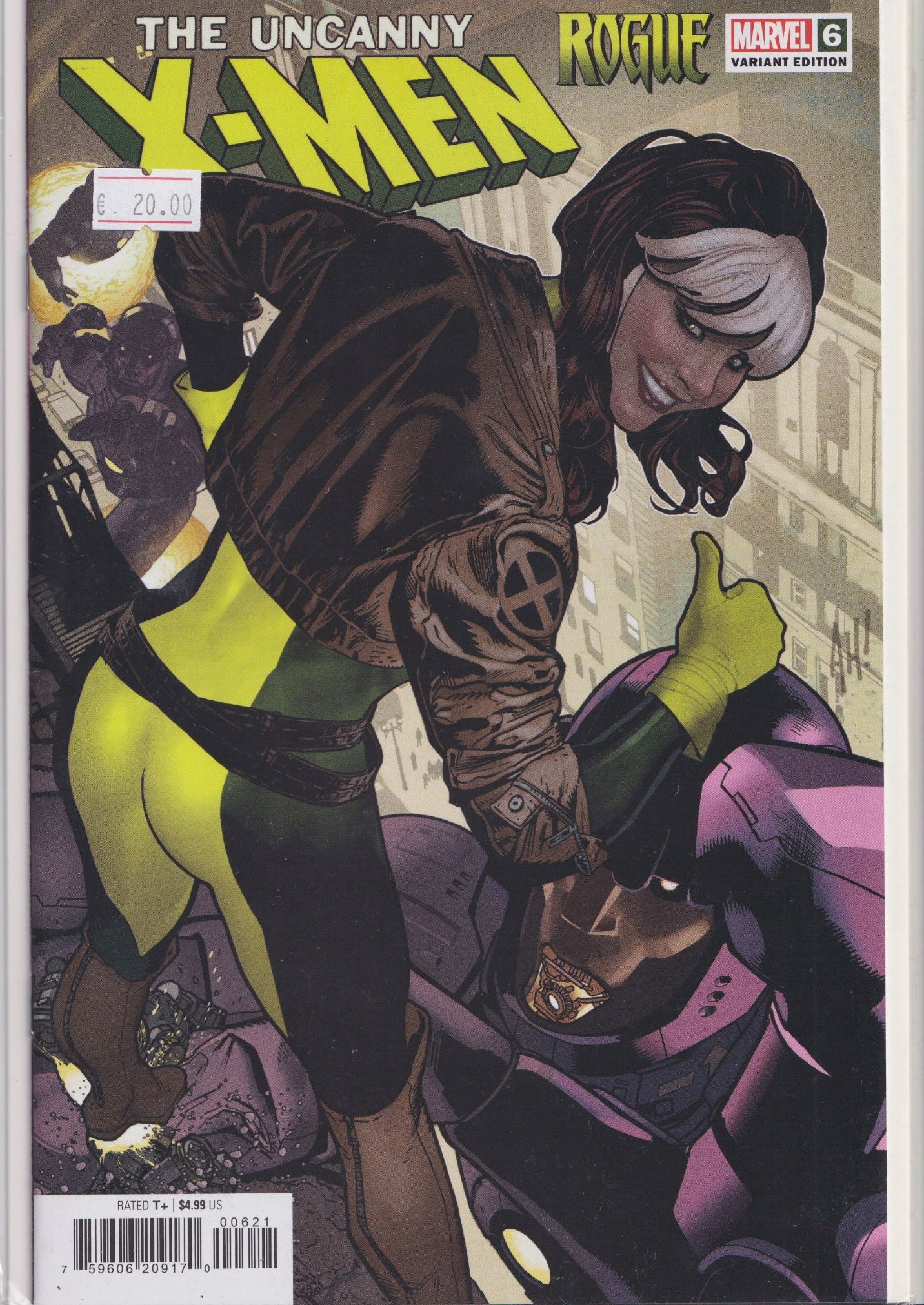 Uncanny X-Men #6 (2025) Rogue Adam Hughes variant NM