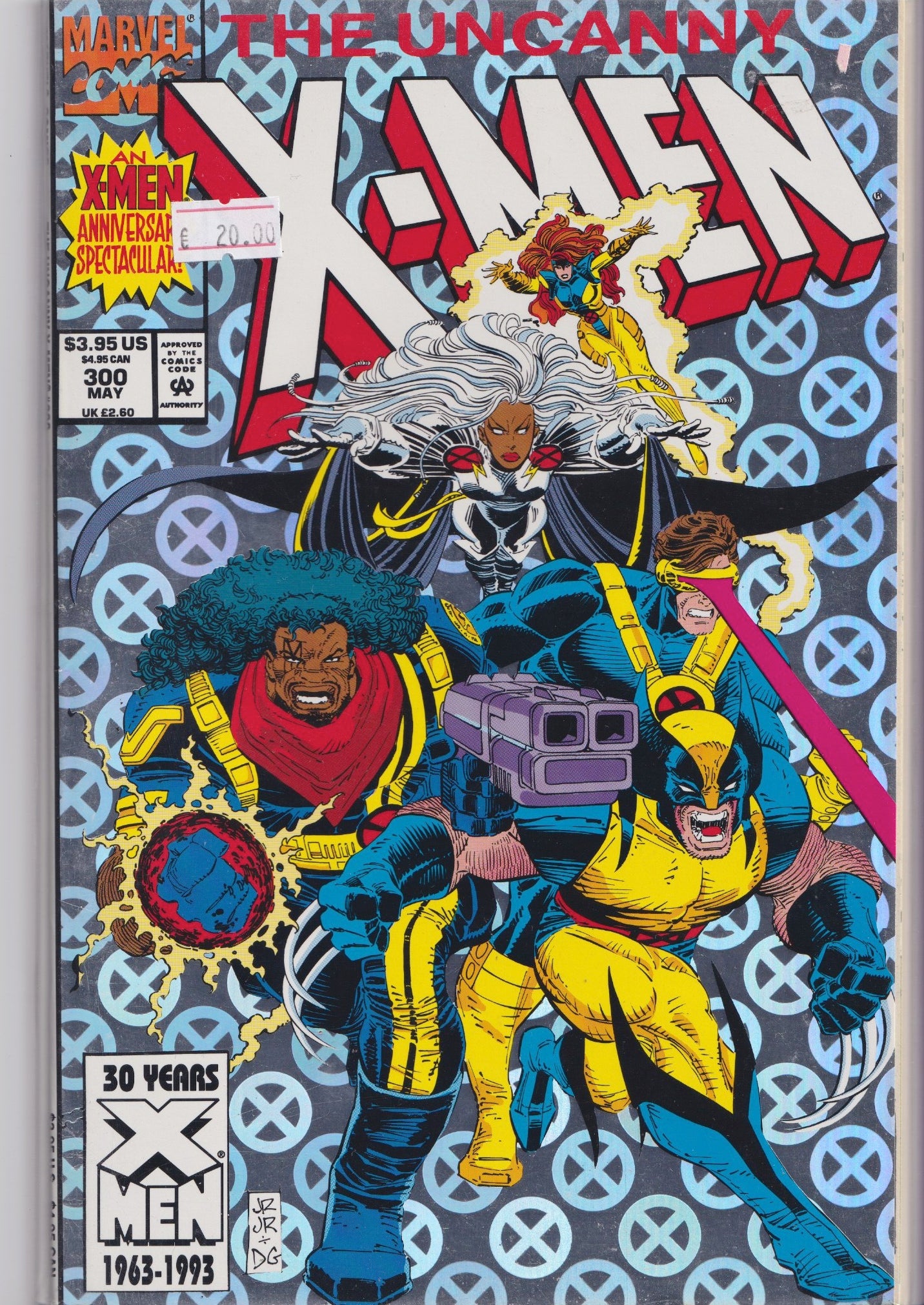 Uncanny X- Men #300 (1991) Chromium Anniversary Very Fine