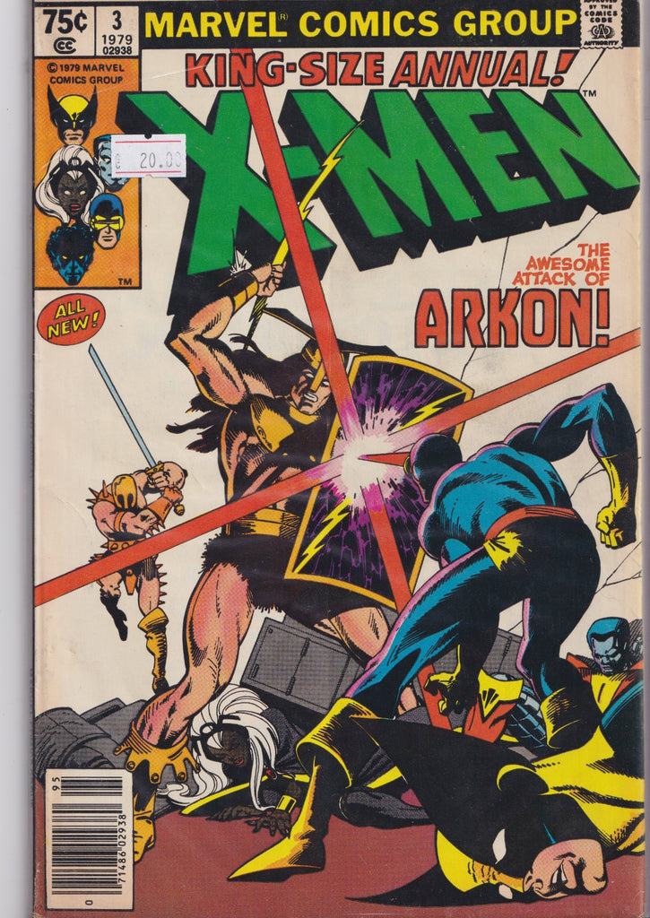 Uncanny X-men annual #3 (1979) Classic Perez Art Fine -