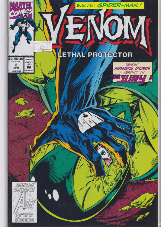 Venom Lethal Protector #3 (1993) 1° Venom solo VF