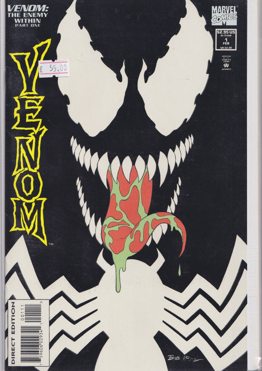 Venom the enemy within #1 (1994) Glow in the dark cover VF