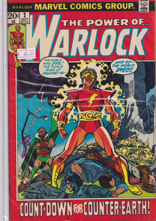 Warlock #2 (1972) Very Fine