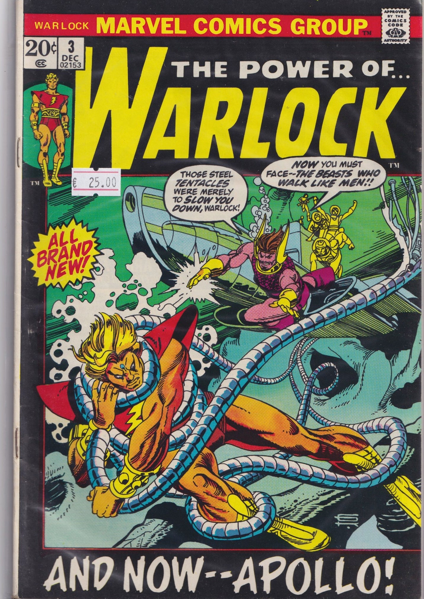 Warlock #3 (1972) Fine +