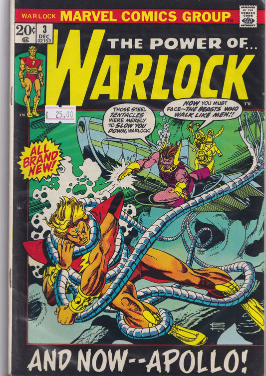 Warlock #3 (1972) Fine +
