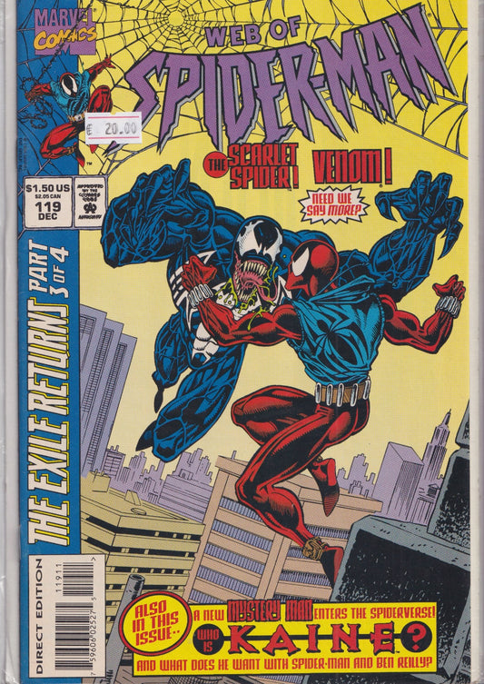 Web of Spider-Man #119 (1994) 1° Kaine VF