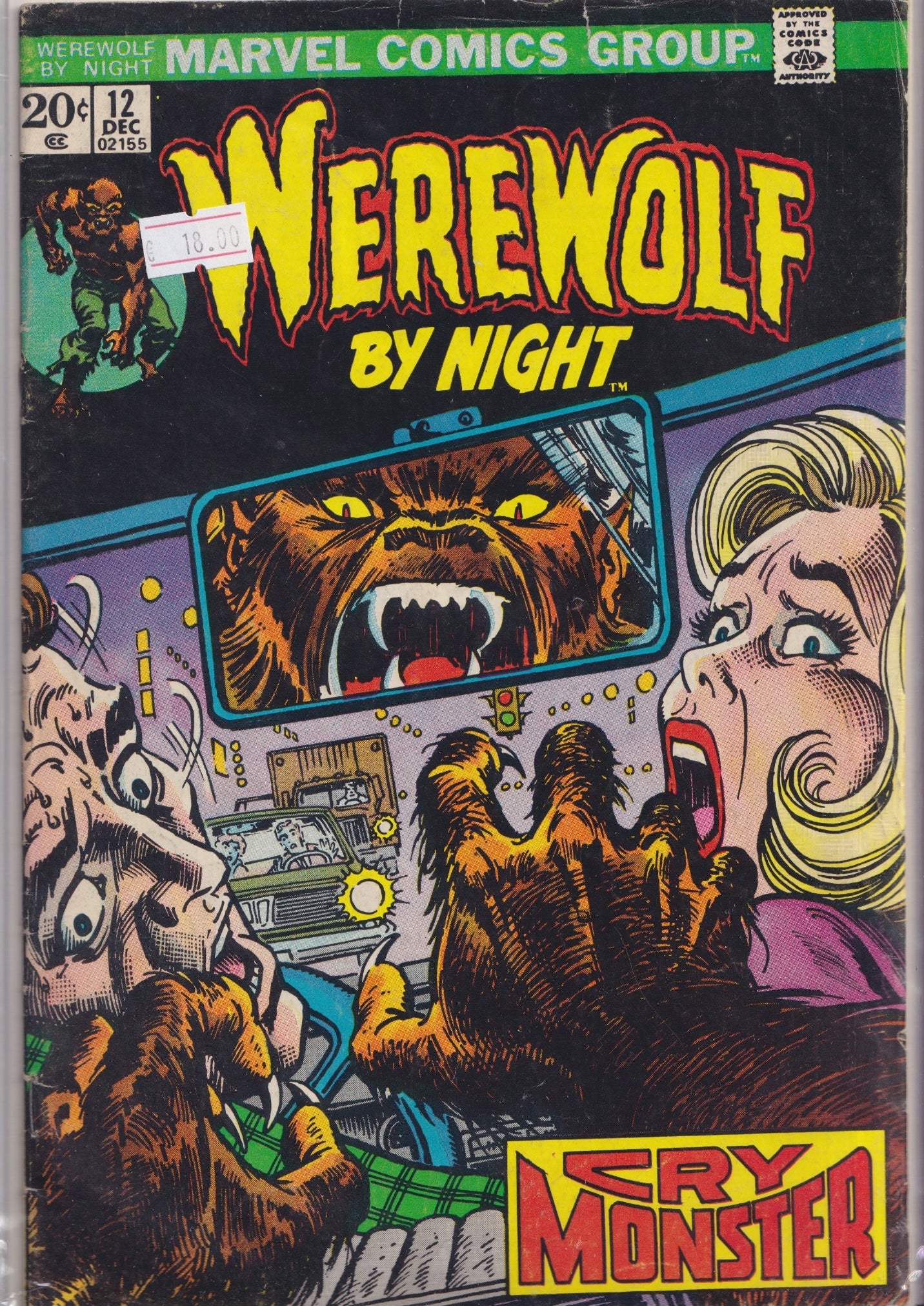 Werewolf by Night #12 (1973) VG