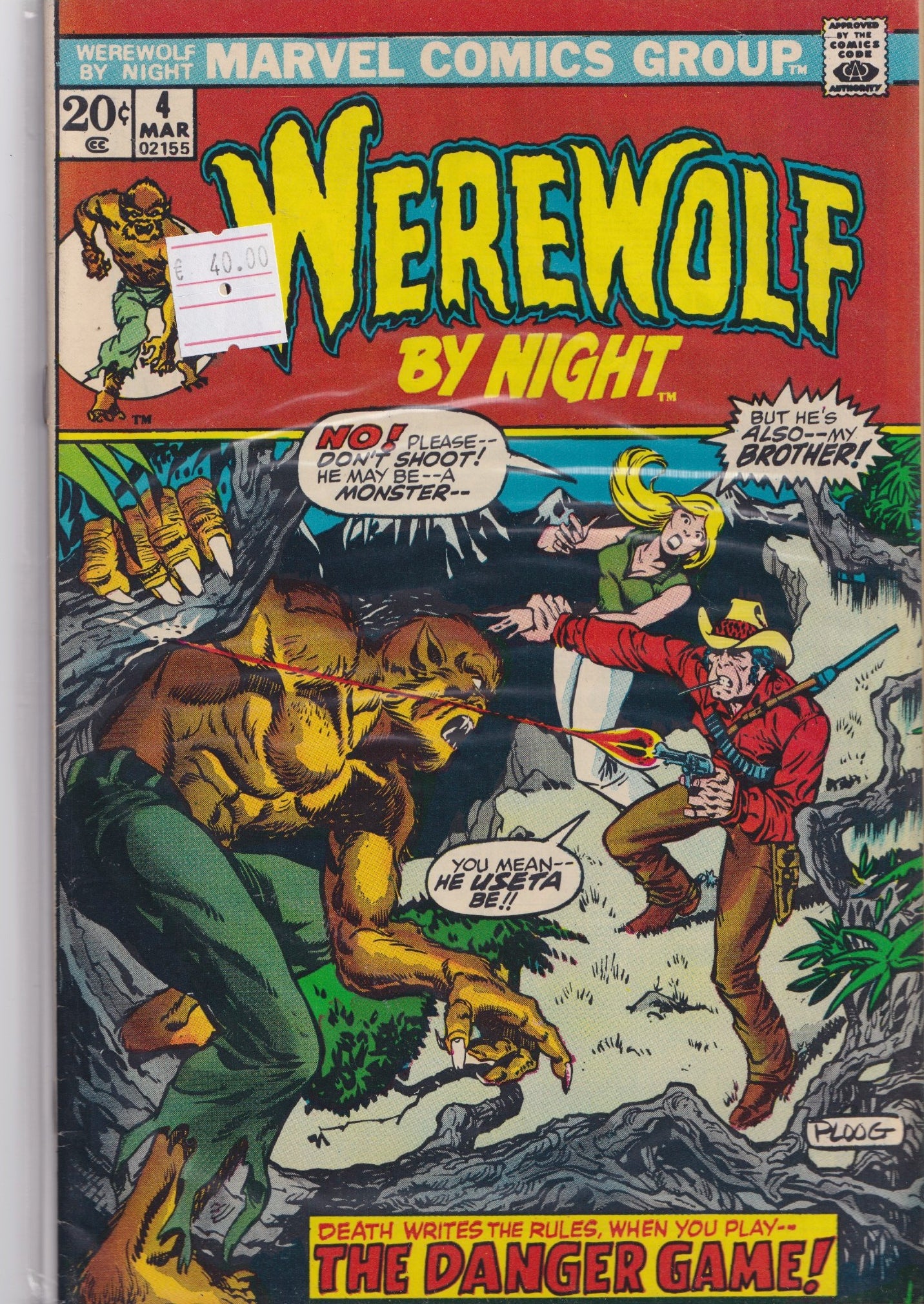 Werewolf by Night #4 (1973) F+