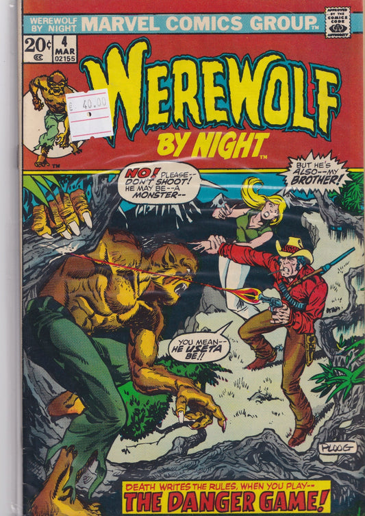 Werewolf by Night #4 (1973) F+