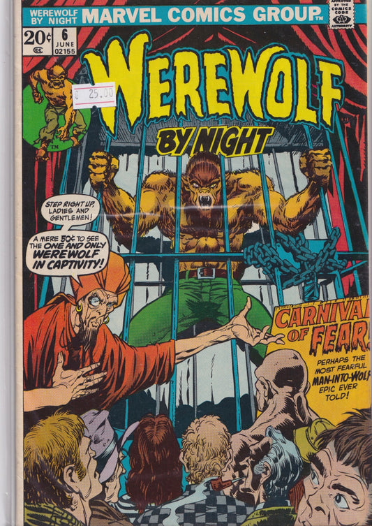 Werewolf by Night #6 (1973) Fine