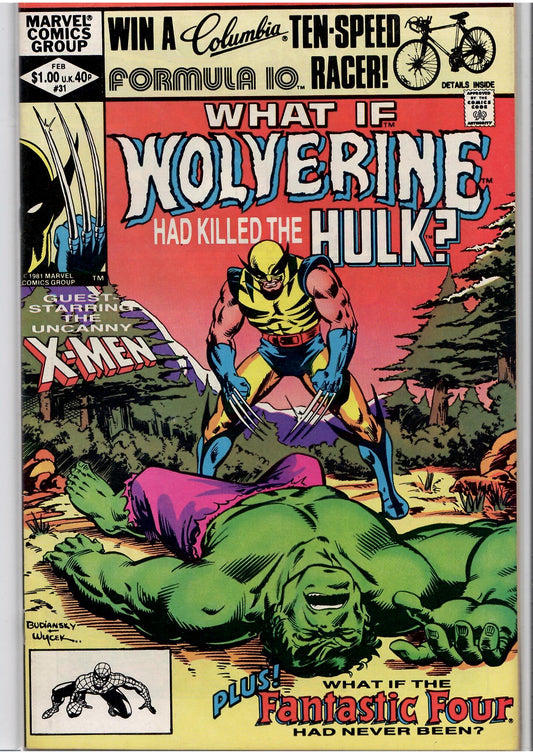What If #31 (19182) What if Wolverine killed Hulk Very Fine