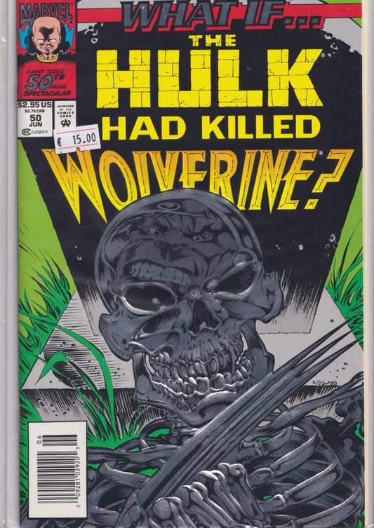 What If #50 (1993)  Hulk/Wolverine Very Fine