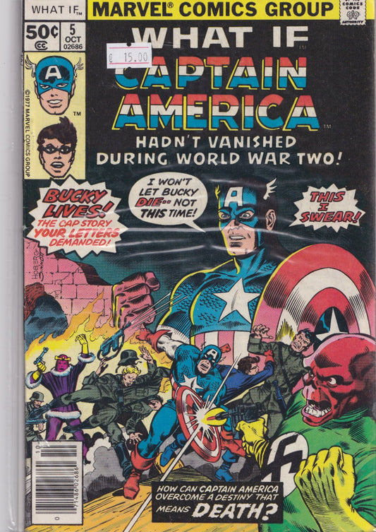 What If #5 (1977)Captain America  Very Fine
