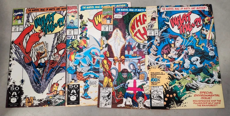 What The #1-17 (1988) Marvel parody comics Byrne, Jim Lee very fine
