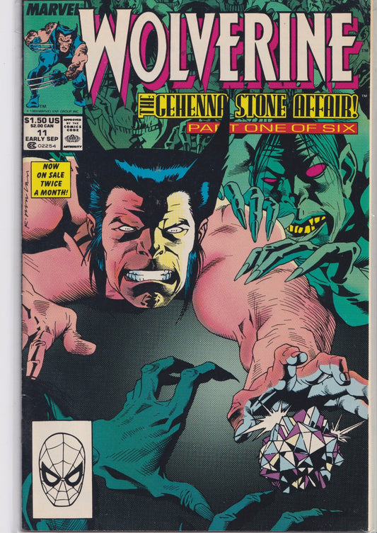 Wolverine #11-16 (1989) full story set Buscema, Sienkiewicz Very Fine
