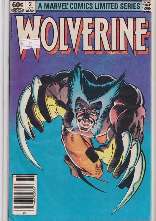 Wolverine #2 (1982) Mini Serie Fine